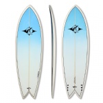 fish tail PU surfboard