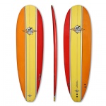 square tail PU surfboard