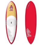 Pin tail wooded SUP board